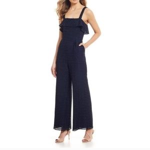 Antonio Melani Navy eyelet jumpsuit